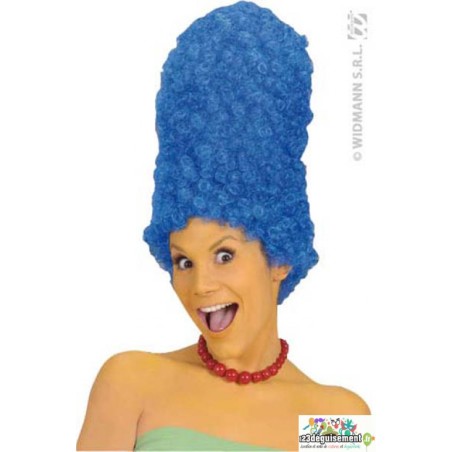 PERRUQUE CARTOON BLEUE MARGE