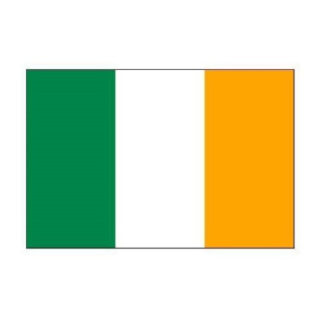 DRAPEAU IRLANDAIS EN TISSU 90 X 150 CM