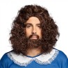 PERRUQUE MOUSQUETAIRE AVEC MOUSTACHE 