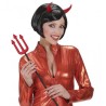 CORNES DE DIABLE ROUGE EN PLASTIQUE