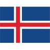 DRAPEAU  ISLANDE 90 X 150 CM