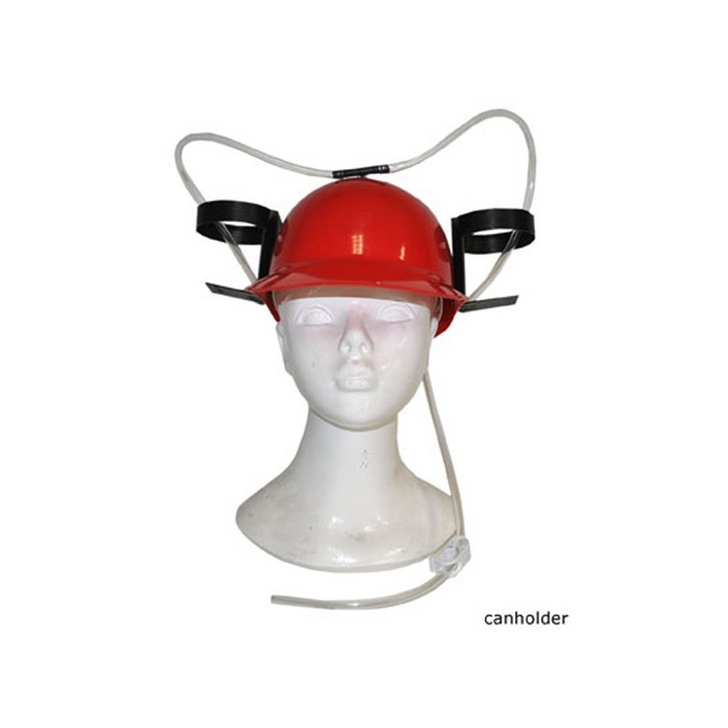 CASQUE ROUGE DE LA SOIF AVEC PORTE BOISSON CASQUE ROUGE DE LA SOIF AVEC PORTE BOISSON