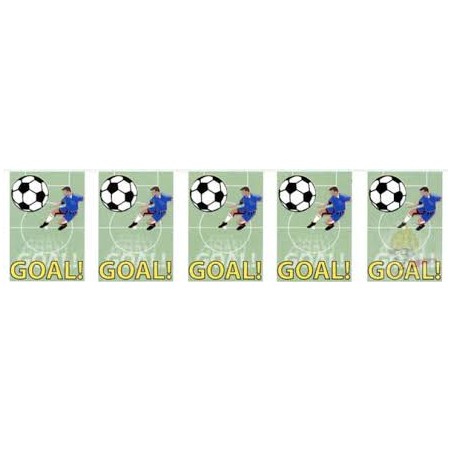Guirlande Papier Footballeur 10 Fanions 5 M