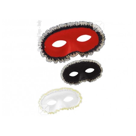 MASQUE LOUP 3 COULEURS ASSORTIES