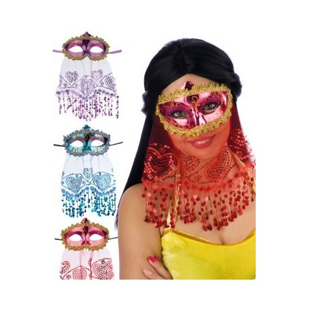 MASQUE LOUP VOILE ORIENTAL
