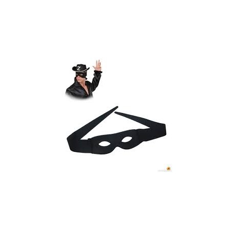 MASQUE LOUP VENGEUR MASQUE BANDEAU NOIR ZORRO