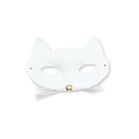 MASQUE LOUP CHAT BLANC