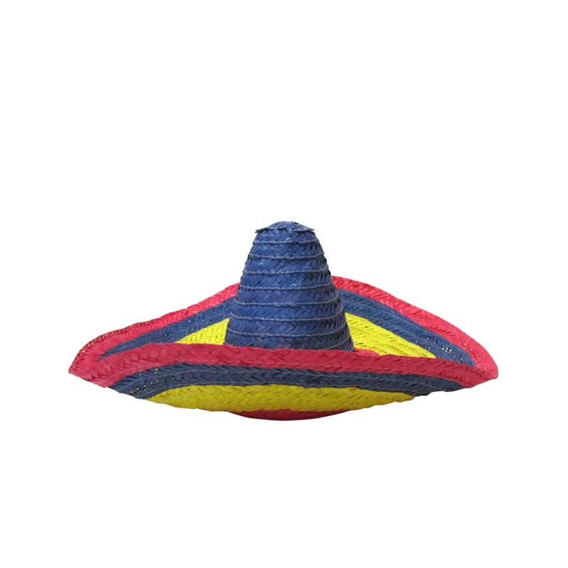 SOMBRERO MEXICAIN MULTICOLORE 50 CM SOMBRERO MEXICAIN MULTICOLORE 50 CM