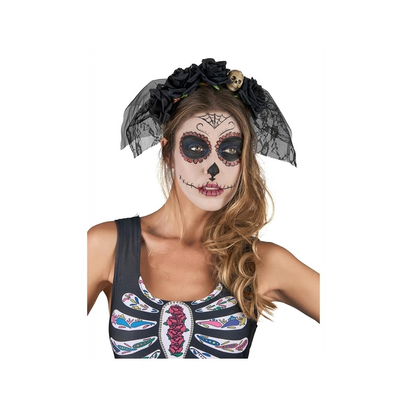 SERRE TETE VOILE NOIR DAY OF THE DEAD SERRE TETE VOILE NOIR DAY OF THE DEAD