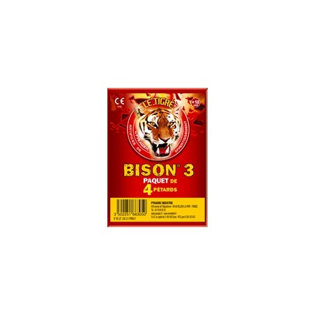 BISON 3 SACHET DE 4 PETARDS