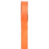 RUBAN SATIN  DOUBLE FACE ORANGE 6MM X 25 M