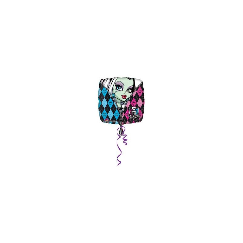 BALLON ALU CARRE MONSTER HIGH 43CM BALLON ALU CARRE MONSTER HIGH 43CM