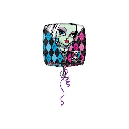 BALLON  ALU CARRE MONSTER HIGH 43CM