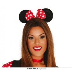 SERRE TETE MINNIE EN TISSU