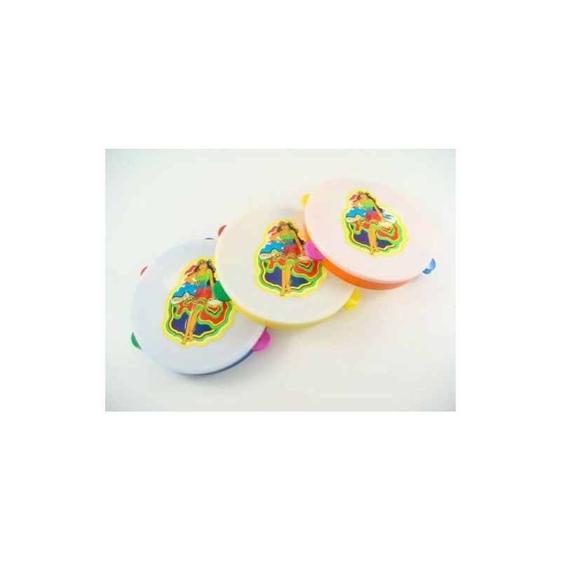 TAMBOURIN + CYMBALES PLASTIQUES