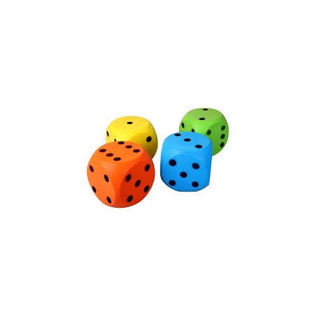 DE EN MOUSSE 15 CM COULEURS ASSORTIS 