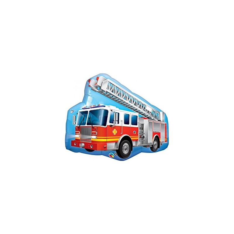 BALLON METALLIQUE CAMION POMPIER 91CM BALLON METALLIQUE CAMION POMPIER 91CM