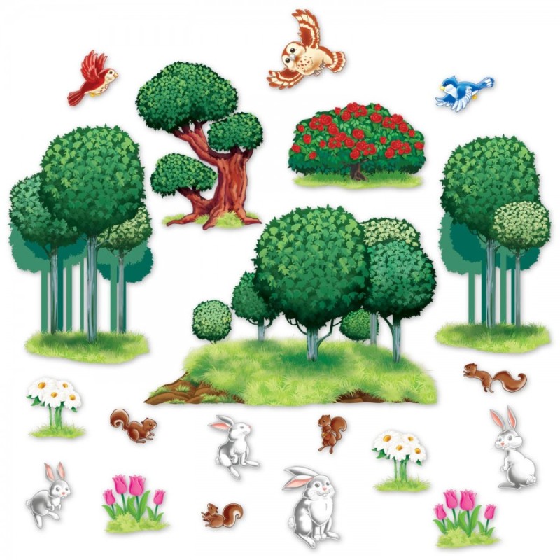 DECORATION FORET ET LAPINS DECORATION FORET ET LAPINS