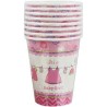 8 GOBELETS BABY GIRL FILLE PETITS HABITS 