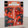 ENSEMBLE DE DECORATIONS MURALES NINJA