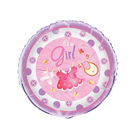 BALLON METALLIQUE PETITS HABITS ROSE 45,7CM
