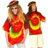 T-SHIRT RASTA UNISEXE TAILLE UNIQUE