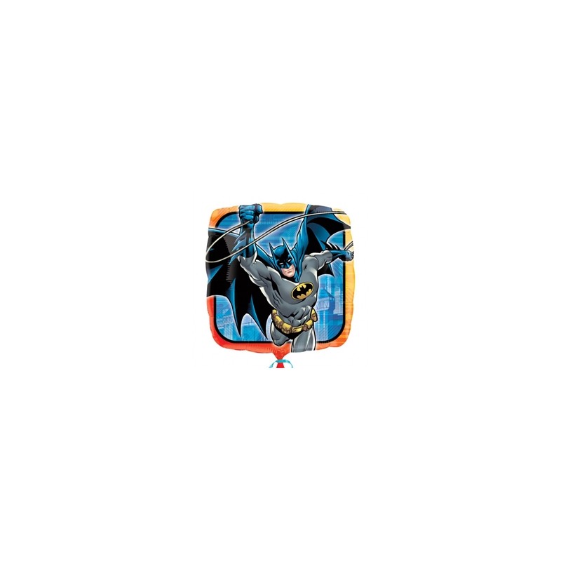BALLON METALLIQUE CARRE BATMAN 43CM BALLON METALLIQUE CARRE BATMAN 43CM