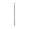CANNE POMMEAU DIAMANT ARGENT