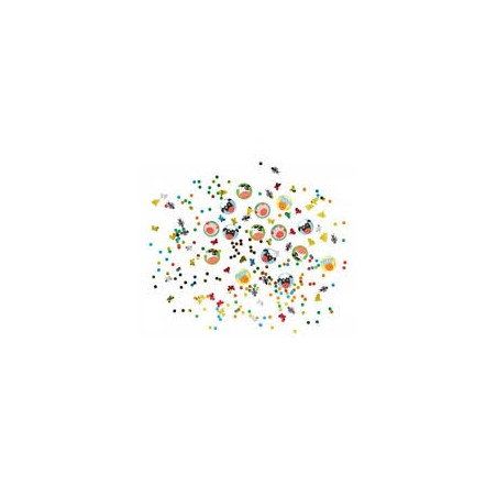 CONFETTIS DE TABLE ANIMAUX DE LA FERME 