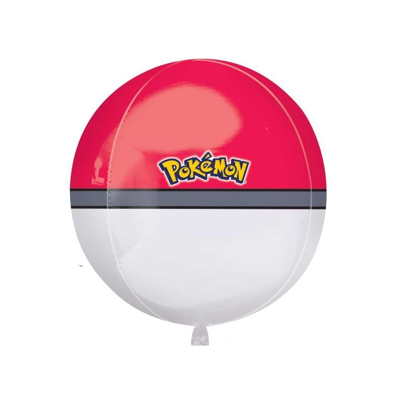 BALLON METALLIQUE ORBZ POKEMON POKEBALL 38 X 40 CM BALLON METALLIQUE ORBZ POKEMON POKEBALL 38 X 40 CM