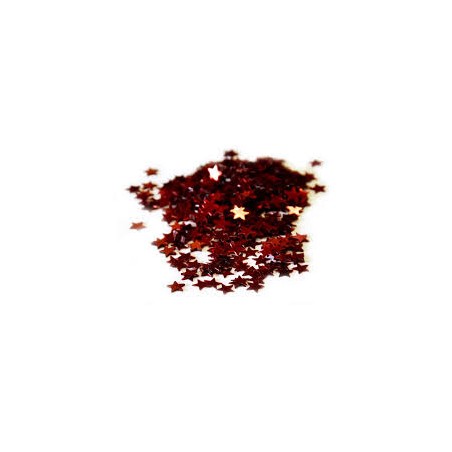CONFETTIS DE TABLE ETOILE ROUGE