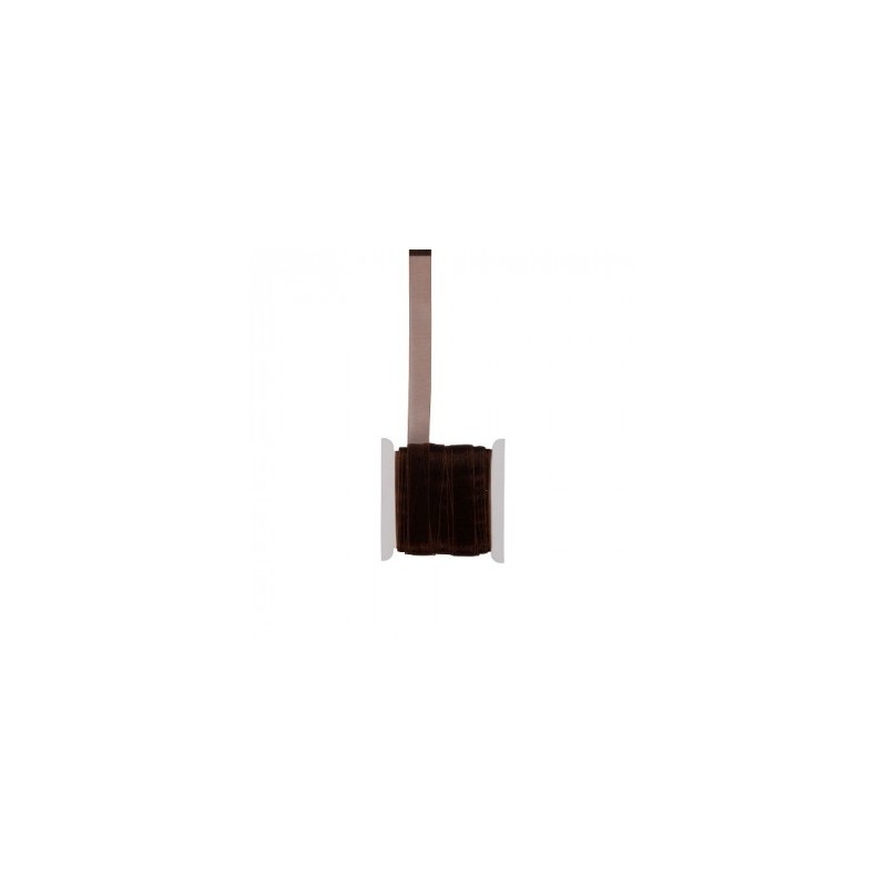 RUBAN ORGANZA  BORDEAUX 20 METRES