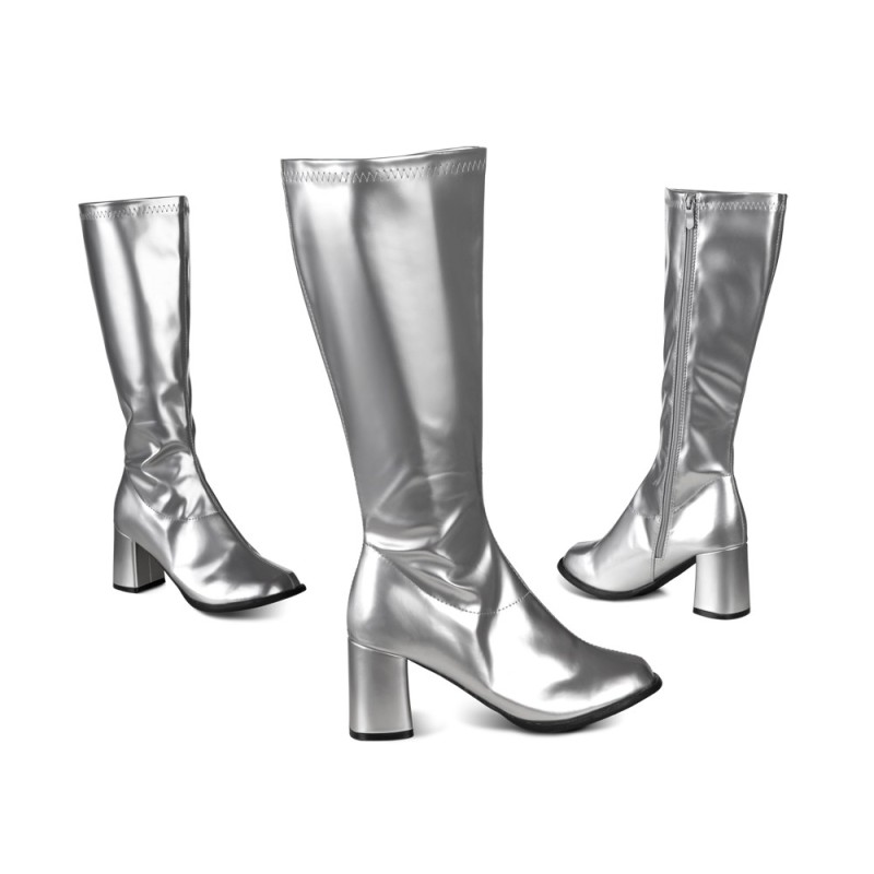 BOTTES BRILLANTES ARGENT TAILLE 37 BOTTES BRILLANTES ARGENT TAILLE 37