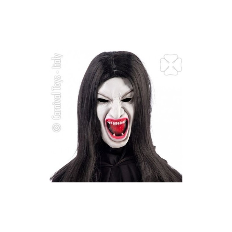 MASQUE HALLOWEEN SOUPLE VAMPIRE AVEC CHEVEUX MASQUE HALLOWEEN SOUPLE VAMPIRE AVEC CHEVEUX