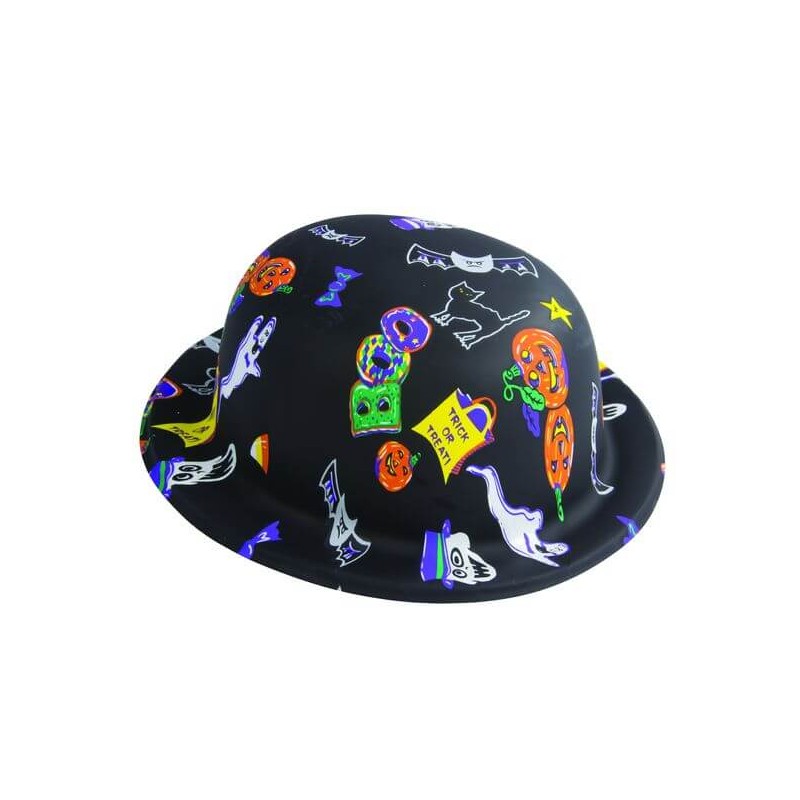 CHAPEAU MELON PLASTIQUE HALLOWEEN CHAPEAU MELON PLASTIQUE HALLOWEEN