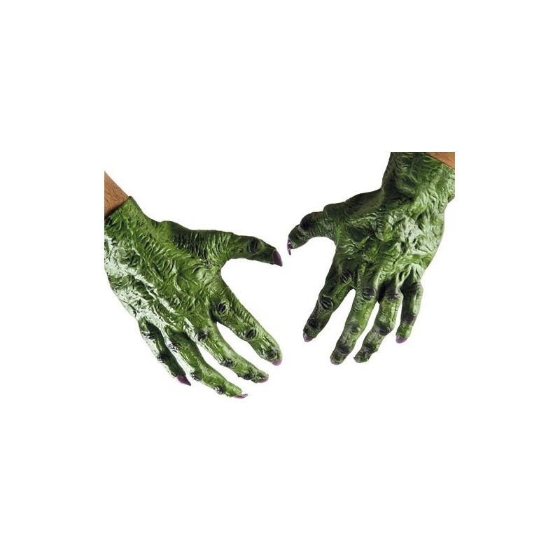 GANTS EXTRATERRESTRES VERTS AVEC ONGLES VIOLETS GANTS EXTRATERRESTRES VERTS AVEC ONGLES VIOLETS
