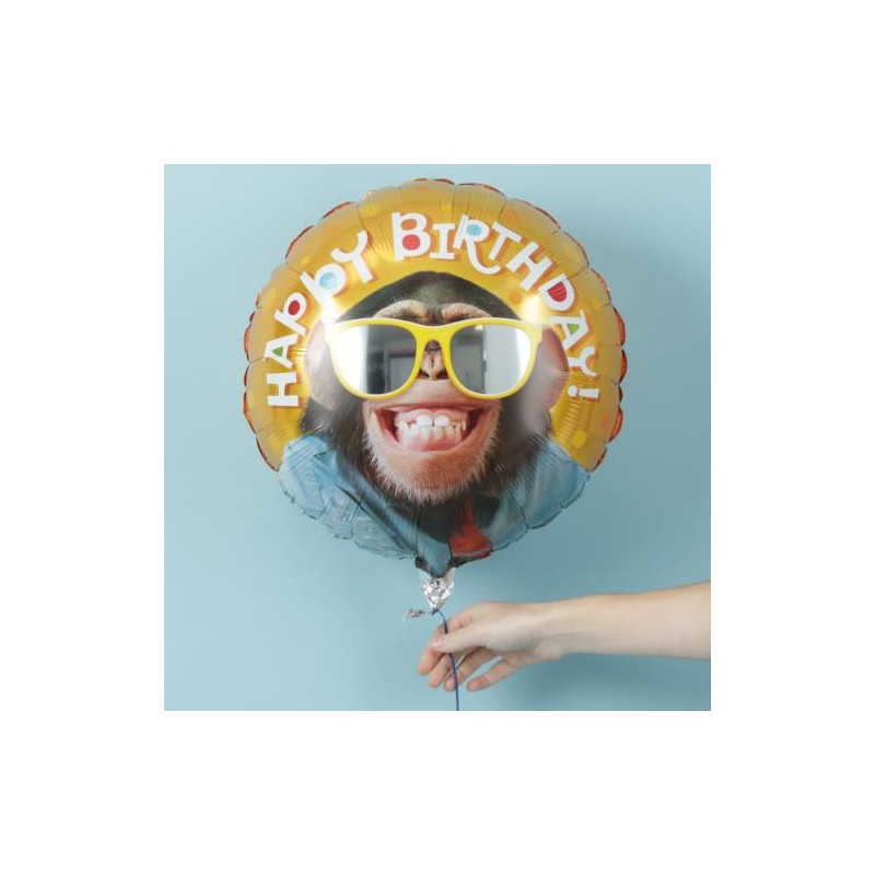 BALLON METALLIQUE SINGE HAPPY BIRTHDAY ! 46 CM BALLON METALLIQUE SINGE HAPPY BIRTHDAY ! 46 CM