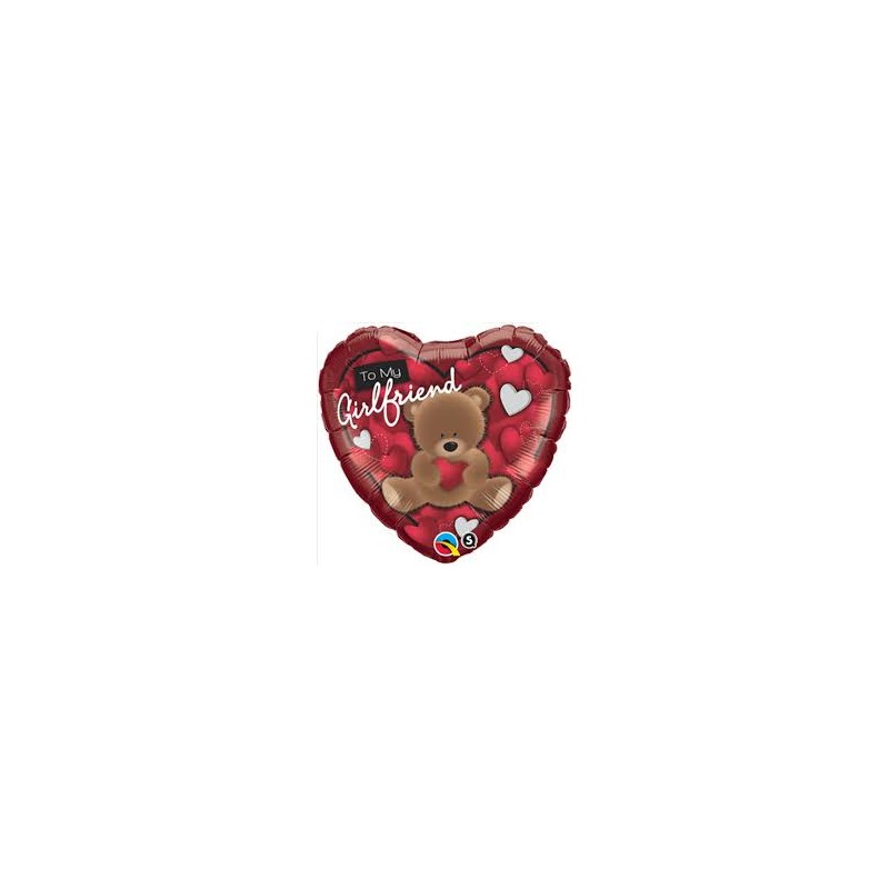 BALLON METALLIQUE COEUR TO MY GIRLFRIEND 46CM BALLON METALLIQUE COEUR TO MY GIRLFRIEND 46CM