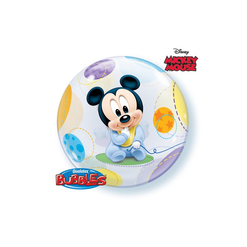 BALLON BUBBLES DISNEY MICKEY BEBE 56 CM BALLON BUBBLES DISNEY MICKEY BEBE 56 CM