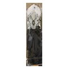 GANTS SANS DOIGT NOIRS DENTELLE BLANCHE