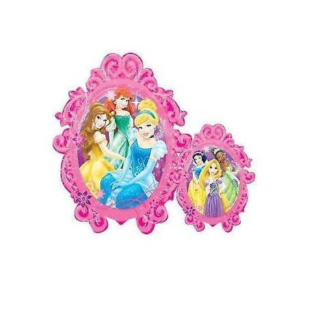 BALLON METALLIQUE MIROIR PRINCESSE 78 X 63 CM