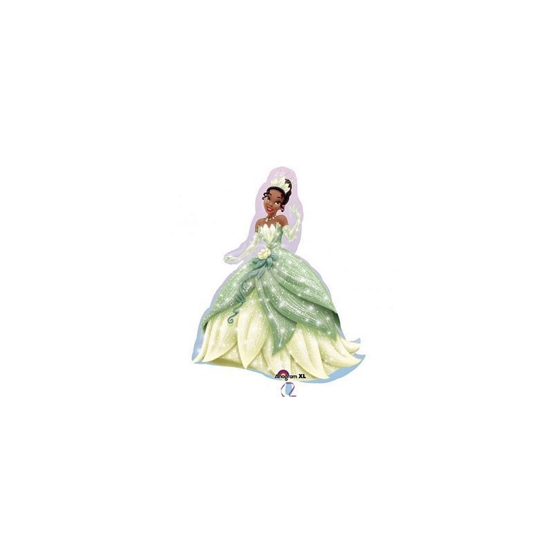 BALLON METALLIQUE PRINCESSE TIANA LA PRINCESSE ET LA GRENOUILLE 81X68CM BALLON METALLIQUE PRINCESSE TIANA LA PRINCESSE ET LA GRENOUILLE 81X68CM