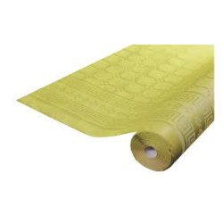 NAPPE DAMASSE VERT KIWI  1.20 M X 6 M