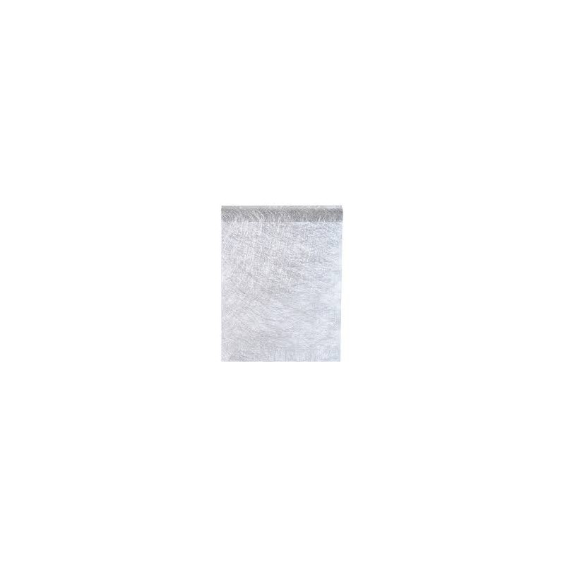 CHEMIN DE TABLE FANON METALLIQUE ARGENT CHEMIN DE TABLE FANON METALLIQUE ARGENT