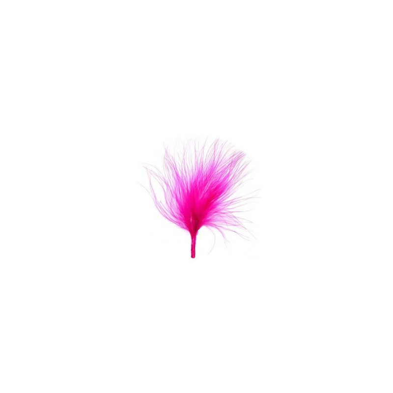 SACHET DE 20 PLUMES FUSHIA 7 CM SACHET DE 20 PLUMES FUSHIA 7 CM