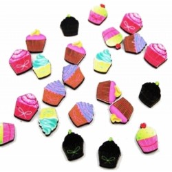 CONFETTIS CUP CAKE EN BOIS 