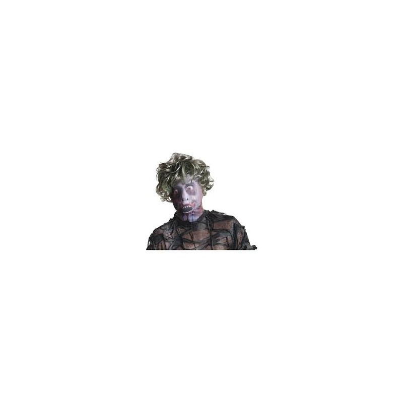 MASQUE CAGOULE HALLOWEEN DE ZOMBIE AVEC PERRUQUE MASQUE CAGOULE HALLOWEEN DE ZOMBIE AVEC PERRUQUE