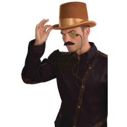 MONOCLE STEAMPUNK AVEC LACET
