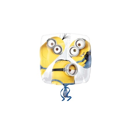 BALLON METALLIQUE CARRE MINION 43CM