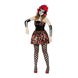 DEGUISEMENT DAY OF THE DEAD FEMME  TAILLE L